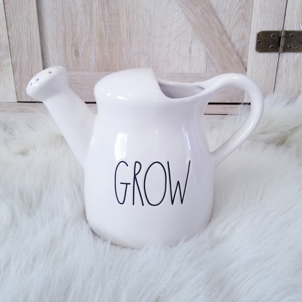 NWT Rae Dunn Collector GROW Watering Can LL